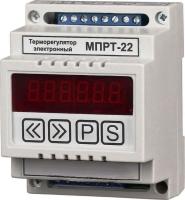 Терморегулятор МПРТ-22 без датчиков 1 кВт (DIN, цифровое управление, 2 канала)
