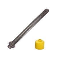 Блок ТЭН-9,0кВт, 380В (400мм.) G1 1/2" нерж/нерж (трубка + колпак) JH